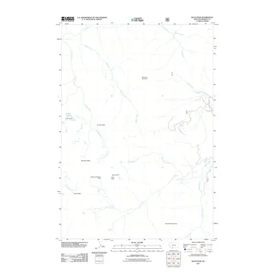 2011 Map of Koch Peak, 2011 Print