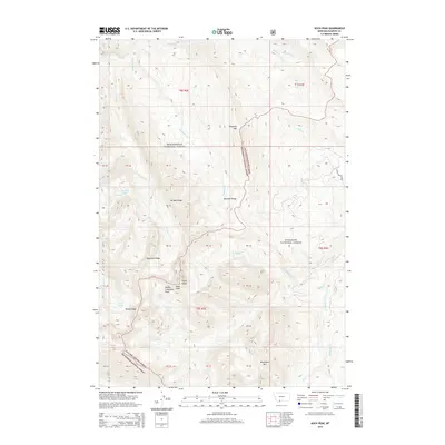 2014 Map of Koch Peak, 2014 Print