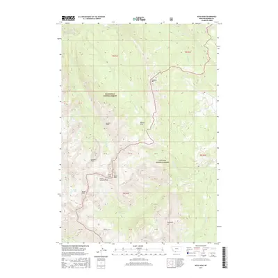 2017 Map of Koch Peak, 2017 Print
