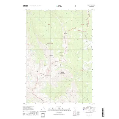 2020 Map of Koch Peak, 2020 Print