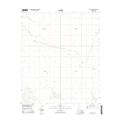 2014 Map of Kofa Deep Well, 2014 Print