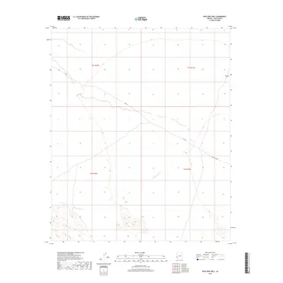 2018 Map of Kofa Deep Well, 2018 Print