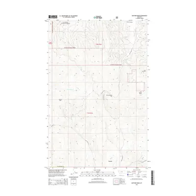 2014 Map of Kofford Ridge, 2014 Print