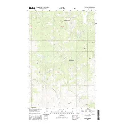 2017 Map of Kofford Ridge, 2017 Print
