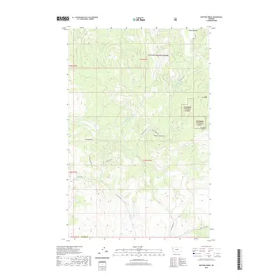 2020 Map of Kofford Ridge, 2020 Print