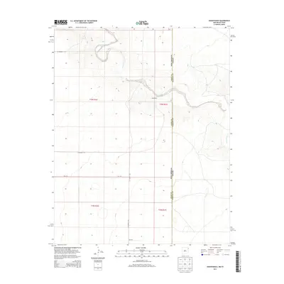 2013 Map of Koger Ranch, 2013 Print