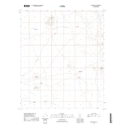 2018 Map of Koht Kohl Hill, 2018 Print