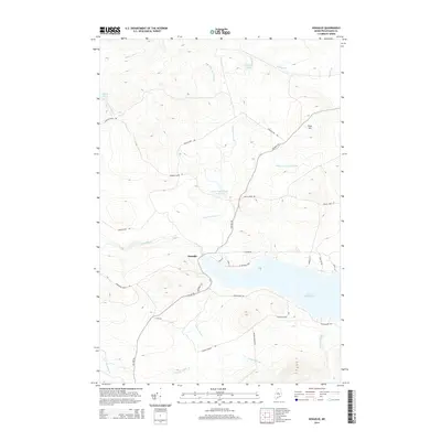 2014 Map of Kokadjo, 2014 Print
