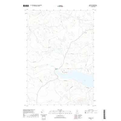 2018 Map of Kokadjo, 2018 Print