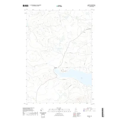 2021 Map of Kokadjo, 2021 Print