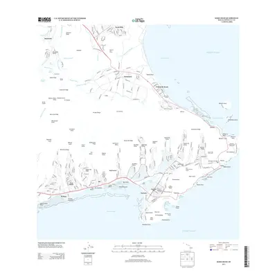 2013 Map of Koko Head, 2013 Print