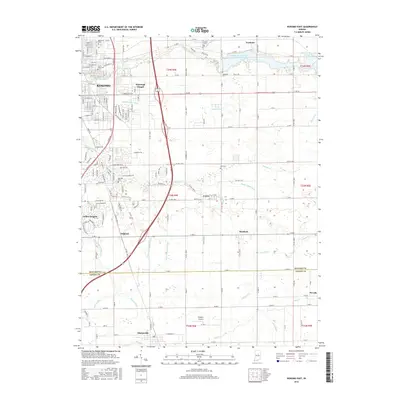 2016 Map of Kokomo East, 2016 Print