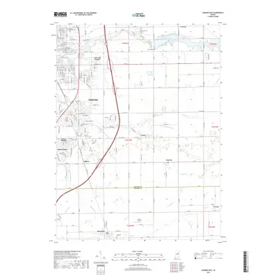 2019 Map of Kokomo East, 2019 Print