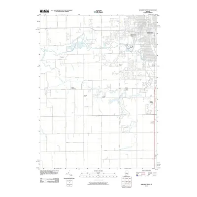 2010 Map of Kokomo West, 2010 Print