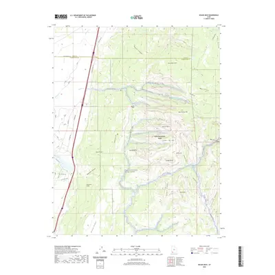 2020 Map of Kolob Arch, 2020 Print