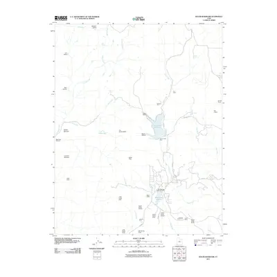 2011 Map of Kolob Reservoir, 2011 Print