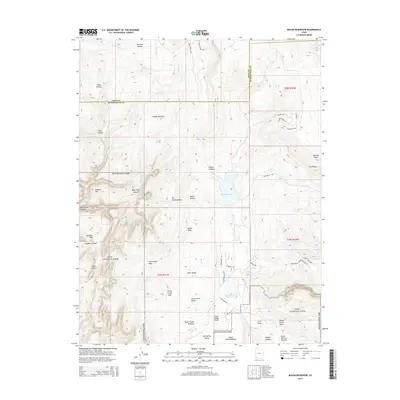 2014 Map of Kolob Reservoir, 2014 Print