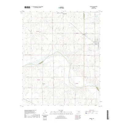2018 Map of Konawa, 2018 Print