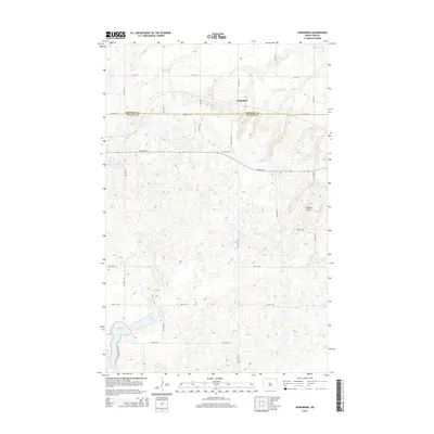 2014 Map of Kongsberg, 2014 Print