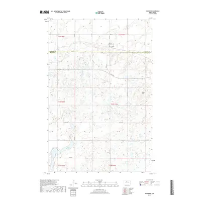 2018 Map of Kongsberg, 2018 Print