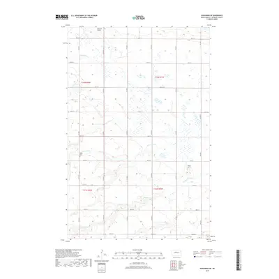 2018 Map of Kongsberg NE, 2018 Print
