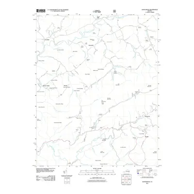 2011 Map of Konnarock, 2011 Print
