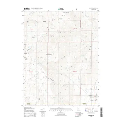 2014 Map of Koosharem, 2014 Print