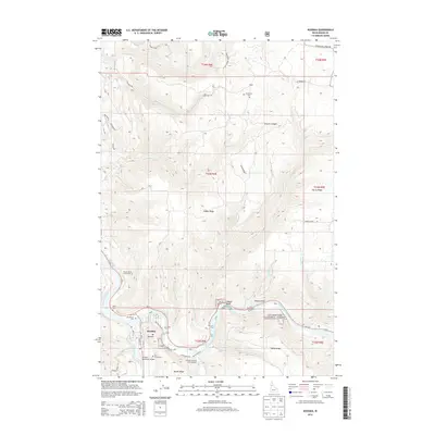 2014 Map of Kooskia, 2014 Print