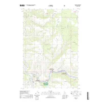 2020 Map of Kooskia, 2020 Print