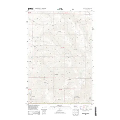 2014 Map of Kooskooskie, 2014 Print