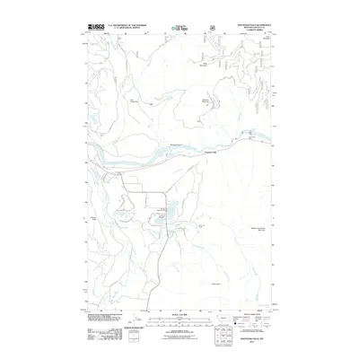2011 Map of Kootenai Falls, 2011 Print