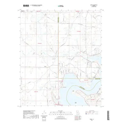 2018 Map of Koran, 2018 Print