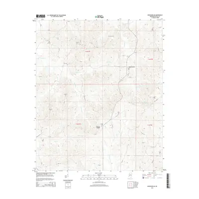 2015 Map of Kosciusko NE, 2015 Print