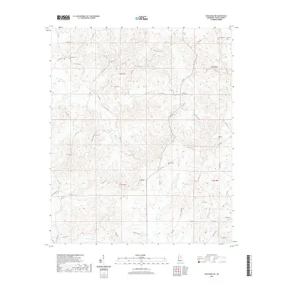 2020 Map of Kosciusko NE, 2020 Print