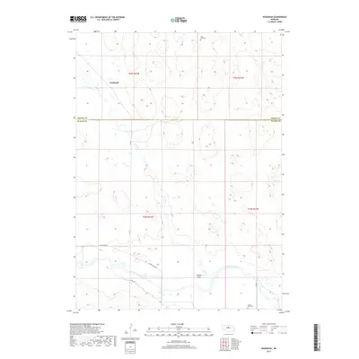 2017 Map of Koshopah, 2017 Print