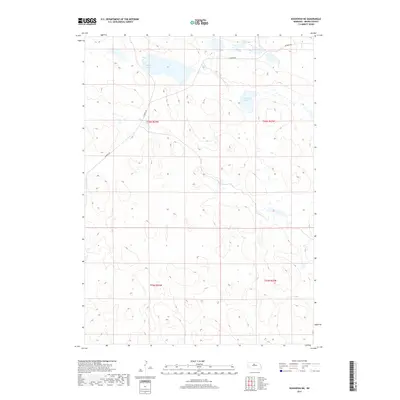 2017 Map of Koshopah NE, 2017 Print