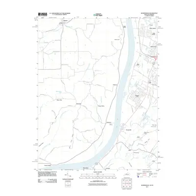 2011 Map of Kosmosdale, 2011 Print