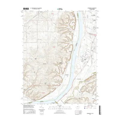 2016 Map of Kosmosdale, 2016 Print