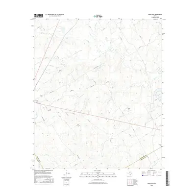 2016 Map of Kosse East, 2016 Print