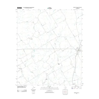 2013 Map of Kosse West, 2013 Print