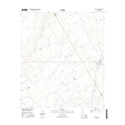 2016 Map of Kosse West, 2016 Print