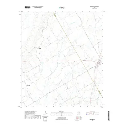 2019 Map of Kosse West, 2019 Print