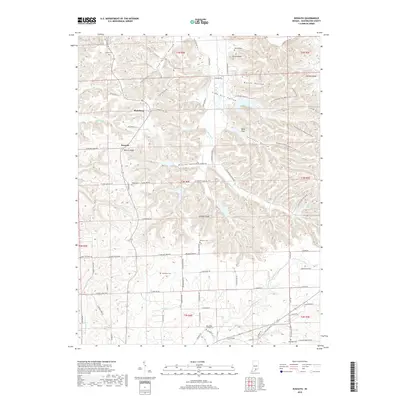 2019 Map of Kossuth, 2019 Print