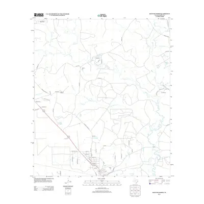 2013 Map of Kountze North, 2013 Print