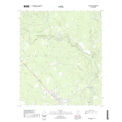 2019 Map of Kountze North, 2019 Print