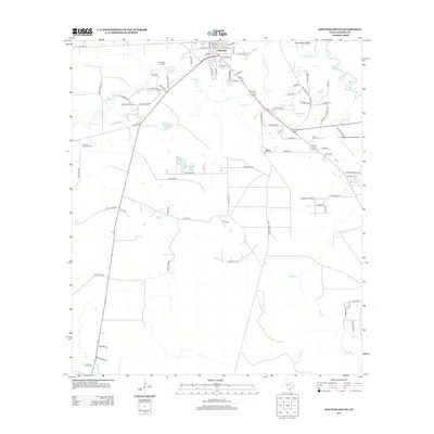 2013 Map of Kountze South, 2013 Print
