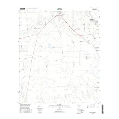 2016 Map of Kountze South, 2016 Print