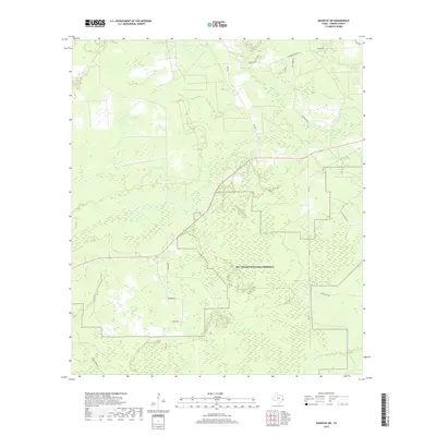 2019 Map of Kountze SW, 2019 Print