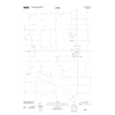 2013 Map of Kouts, 2013 Print