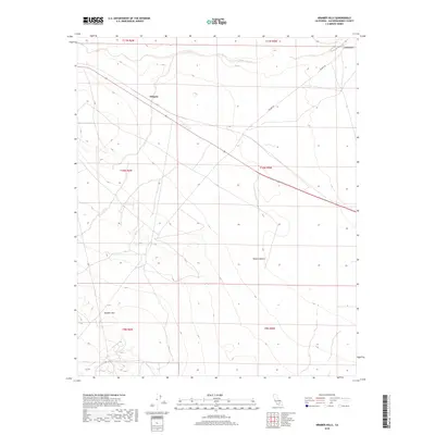 2018 Map of Kramer Hills, 2018 Print